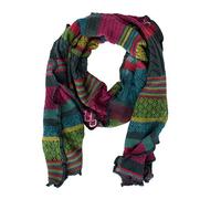 Invero 100% Wool Merino Triangular Scarf Susi One Size Multicolor