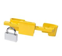 Invero Container Lorry Trailer Lock - High Security Hardened Steel Door Lock with Security Graded Padlock and 4 Keys Included