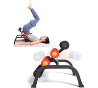 Inversion Table with Back Massage Roller for Stretching, Sit-Ups, and Exercise, 400 lbs Capacity