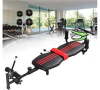 Inversion Table with Cervical Traction, Back Stretch Bench for Spine Lumbar Massage, Home Workout Equipment for Pain Relief and Body Relaxation