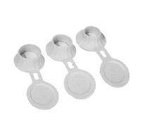 Inverted Bottle Lid - 3 Packsqueezy Sauce Bottles with Twist on Cap Lid | Shampoo Accessory, Shower Gel Emptying Devices, Leak-proof Flipping Tool for Bathroom