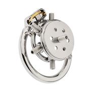 Inverted Chastity Cage Chastity Lock to Prevent Erection Stainless Steel Male Metal Beginner Device Penis Ring Prevent Erection Couple for Men BDSM Penis Cage Sex Toys