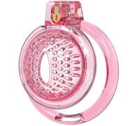 Inverted Chastity Cage Device SM Sex Toys Mini Soft Rubber Flat Sissy Chastity Dildo Lock Male Penis Ring to Prevent Erection Bondage for Men