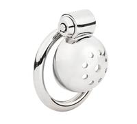 Inverted Chastity Cage SM Sex Toys Metal Flat Chastity Cage Male Cage Chastity Device Chastity Lock Beginner Cage Metal Beginner Device to Prevent Erection Bondage for Men