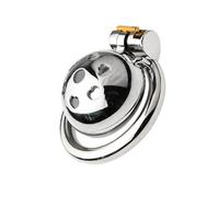 Inverted Chastity Lock Device Sissy Sex Toys Heart Design Beginner Cage Invisible Male Abstinence Rooster Cock Cage for Penis Training Bondage to Prevent Erection for Men