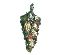 Inverted Christmas Tree with Lights Small | Lighted Christmas Tree for Home Decoration, Artificial Decoration for Wall Ceiling Window Porch Apartment Shop Interior Designers