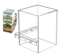 Inverted Fish Tank - AboveWater Fish Tower Aquarium | Small Transparent Acrylic Fish Elevator Tank for Unique Display & WaterLevel Maintenance | Creative Vacuum Negative Pressure Fish Tank Decor