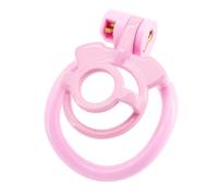 Inverted Lightweight Chastity Lock Device Sissy Sex Toys Flat Cage Invisible Male Abstinence Rooster Cock Cage for Penis Rings Training Exercise Bondage to Prevent Erection for Men Play
