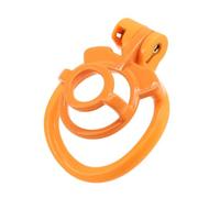 Inverted Lightweight Chastity Lock Device Sissy Sex Toys Flat Cage Invisible Male Abstinence Rooster Cock Cage for Penis Rings Training Exercise Bondage to Prevent Erection for Men Play