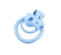 Inverted Lightweight Chastity Lock Device Sissy Sex Toys Flat Cage Invisible Male Abstinence Rooster Cock Cage for Penis Rings Training Exercise Bondage to Prevent Erection for Men Play