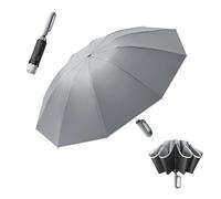 Inverted Reverse Golf Umbrella 10 Ribs Travel Folding Lightweight Compact Portable Backpack Outdoor,Sun/Rain,Anti 99 UV Protection UPF 50, Automatic Open/Close,Men Women Carabiner Handle Design