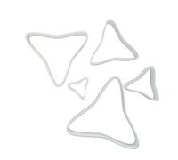 Inverted Triangle Shape Mini Fondant Cutter Small Sugarcraft Icing Tiny Sharp Stencil Dough Pastry Xmas Christmas Basic Maths