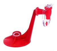 Inverted Water Dispenser With Hand Press Mechanism For Standard Beverage Bottles Featuring Leak Proof Seal And Stable Tripod Base For Home Office Desktop Use Red And Option(One)