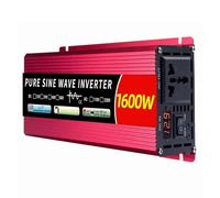 Inverter 12v Pure Sine Wave DC To AC 2500W 3000W 4000W 5000W Car Solar Charger Power Voltage Converter Safe Stable(12V 1600W LED)