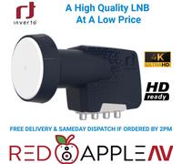 Inverto Quad Output Black Premium PLL Technology Series 0.2dB Satellite LNB