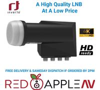 Inverto Black Ultra Quad LNB 0.2dB PLL Technology 4K UHD Satellite Latest Model