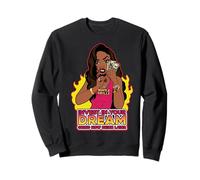 Invest in your dream grind now shime later Melanin Queen Sweatshirt