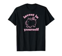 Invest in Yourself Cute Motivational Self Growth Tee T-Shirt