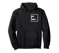 Invest In Yourself Motivational Quote Pullover Hoodie