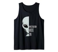 Investigation Mode On Funny UFO Pun Sci-Fi Tank Top