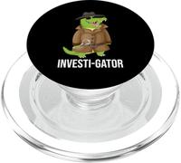 Investigator - Alligator Crime Private Detective Espionage PopSockets PopGrip for MagSafe