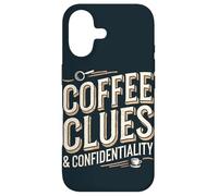 Investigator Coffee Clues Private Detective Case for iPhone 17