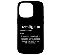 Investigator Definition Federal Private Investigation Case for iPhone 14 Pro