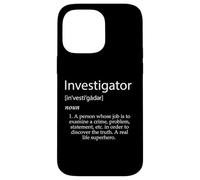 Investigator Definition Federal Private Investigation Case for iPhone 14 Pro Max