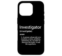 Investigator Definition Federal Private Investigation Case for iPhone 16 Pro