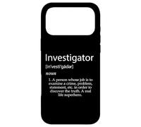 Investigator Definition Federal Private Investigation Case for iPhone 17 Pro Max