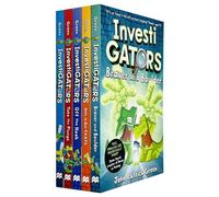 InvestiGators By John Patrick Green 5 Books Collection Set (InvestiGators, Take the Plunge, Off the Hook, Ants in Our P.A.N.T.S & Braver and Boulder)