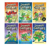 InvestiGators By John Patrick Green 6 Books Collection Set (InvestiGators, Take the Plunge, Off the Hook, Ants in Our P.A.N.T.S, Braver and Boulder, Heist and Seek)