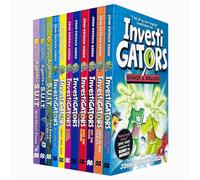 InvestiGators Series 8 Books Collection Set By John Patrick Green (InvestiGators, Take the Plunge, Off the Hook, Ants in Our P.A.N.T.S, Braver and Boulder, Heist and Seek, All Tide Up & More)