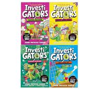 InvestiGators Series by John Patrick Green Books 6-9 4 Books Set (All Tide Up, Heist and Seek, Class Action, Case Files)