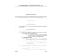 Investigatory Powers (Amendment) Bill Commons amendments (House of Lords) HLB 58