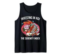 Investing in Koi The Serenity Index Funny Investor Tank Top