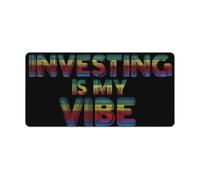Investing Is My Vibe Mouse Mat Pad Desk Mat Office Accessories 30x60cm