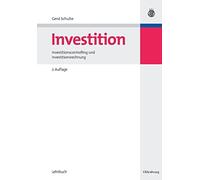 Investition by Schulte, Gerd New 9783486582635 Fast Free Shipping<-