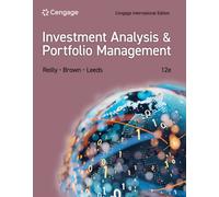 Investment Analysis and Portfolio Management, Cengage International Edition
