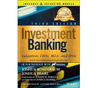 INVESTMENT BANKING 3RD EDITION by Joshua Rosenbaum Hardback Self Help Business