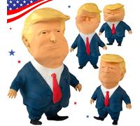 Investology Special Edition Pose-able Prez: Donald Trump - The Best Funny, Stretchy, Squishy Donald Trump Stress Splat Doll Ever! Stress Relieving Novelty President Collectible Sensory/Fidget Toy
