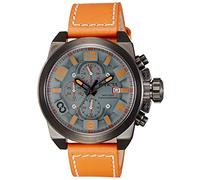 Invicta 18994 Men's Corduba Edge Grey Dial Orange Leather Strap Chronograph Watch