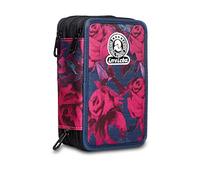 Invicta 3 Zip Case, Roses, Rose, School and Leisure, Complete with Pencils, Markers Etc...