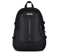 Invicta Act Plus LED Office Backpack, Black, Double Compartment with 14" PC Pocket, Bottle Pocket, Pocket with Organizer, Waist Strap, Chest Straps and Volume Adjustment, 29 L, University and Office