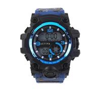 Invicta Activa Digital ACW435-003 Men's Watch - Waterproof - Digital - Quartz Movement - Plastic with Blue dial - 54mm