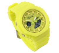 Invicta Activa x Digital ACW423-006 Men's Watch - Waterproof - Digital - Quartz Movement - Plastic with Yellow dial - 45mm