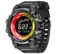 Invicta Activa x Digital ACW8082-007 Men's Watch - Waterproof - Digital - Quartz Movement - Plastic with Black dial - 50mm