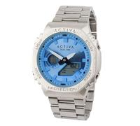 Invicta Activa x Digital Essentials Unisex 45.5 mm Alloy Silver Not Applicable Digital Electronic Dial