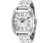 Invicta Angel 48182 Women's Watch - Waterproof - Analogue - Quartz Movement - Stainless Steel with Silver dial - 38mm
