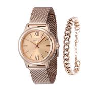 Invicta Angel 48251 Women's Watch - Waterproof - Analogue - Quartz Movement - Stainless Steel with Rose Gold dial - 30mm